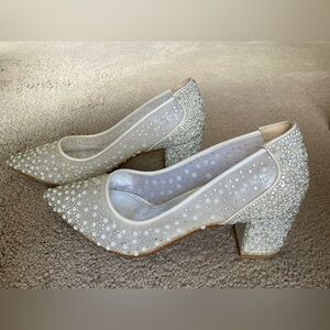 Pearl Covered Bridal Shoes